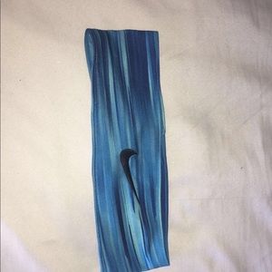 Blue nike headband